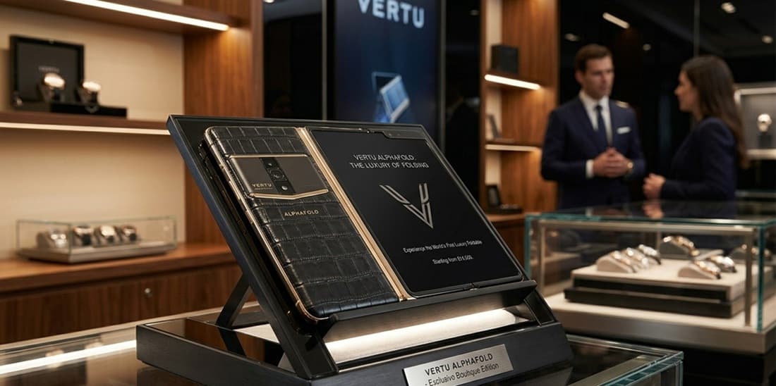 Vertu ALPHAFOLD on display