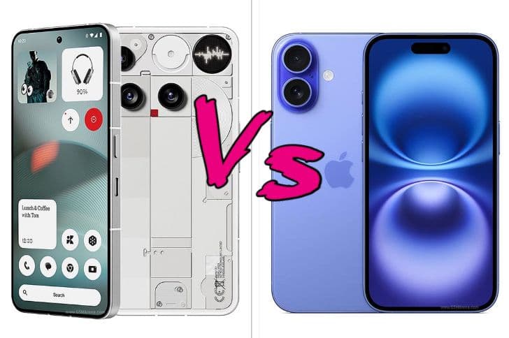 iphone 16 vs nothing phone 3