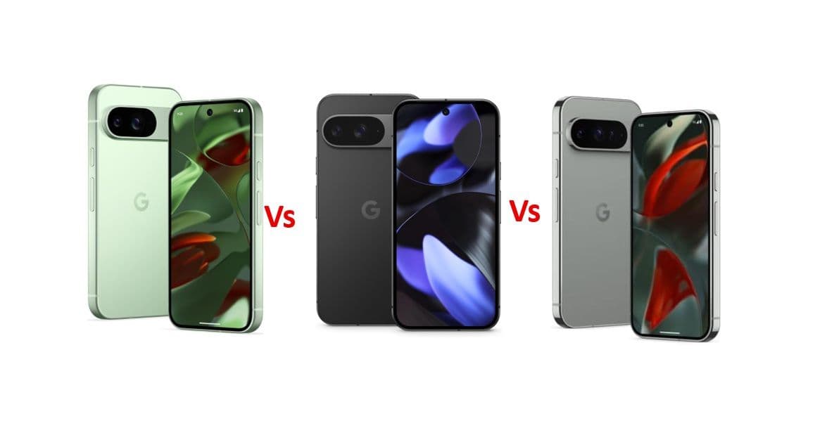 Google Pixel 9 vs Pixel 9 Pro vs Pixel 9 Pro XL