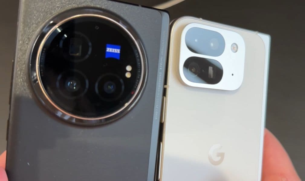 vivo x Fold 5 and Pixel 9 Pro Fold rear camera
