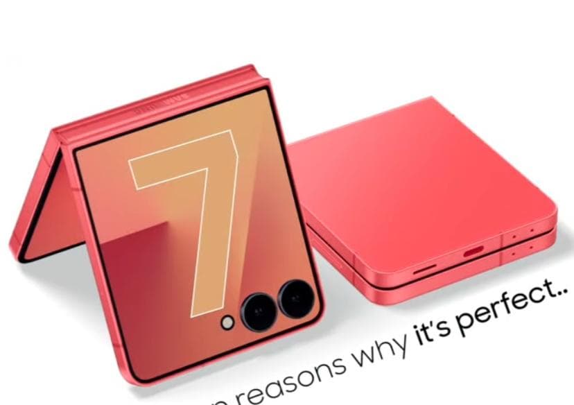 z flip 7 review in red
