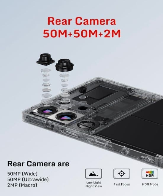 Redmagic 10 Pro Rear cameras