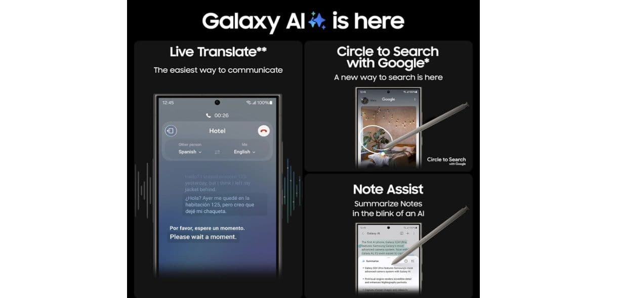 Galaxy S24 Ultra Features