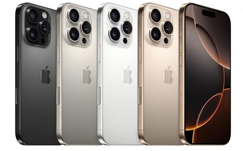 Apple iPhone 16 Pro colors
